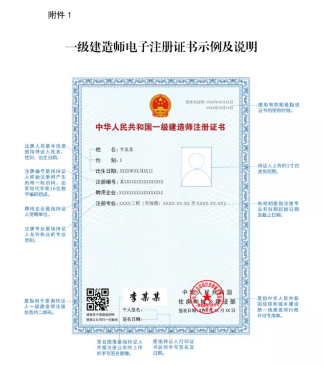 一級建造師實行電子證書，明年開始紙質(zhì)證書作廢